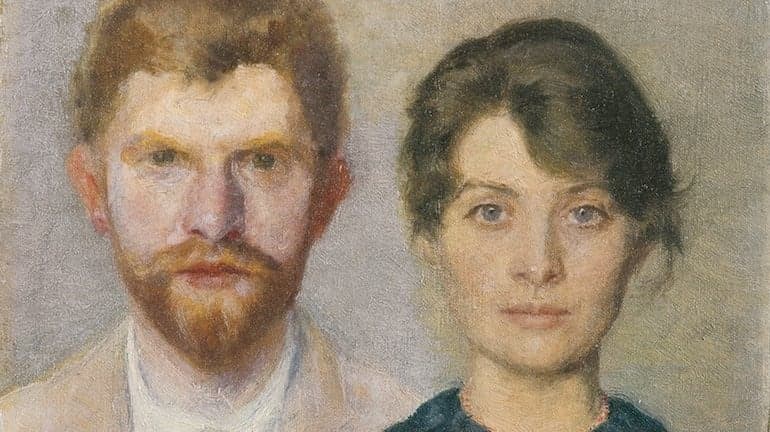 Dobbeltportræt af Marie og P.S. Krøyer